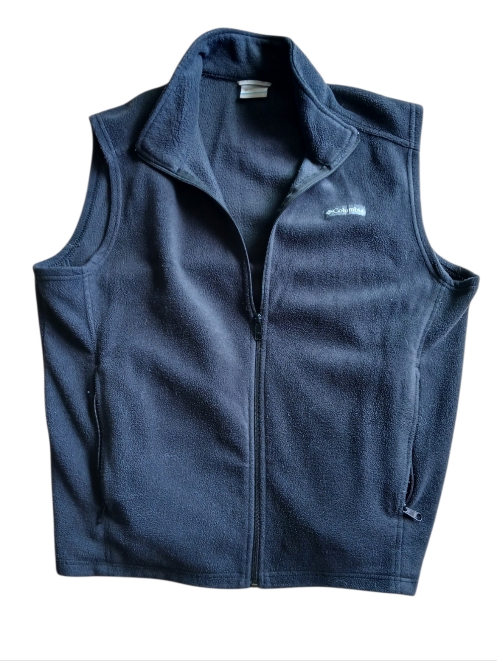 Columbia Men's Size XL Navy Blue Fleece Vest